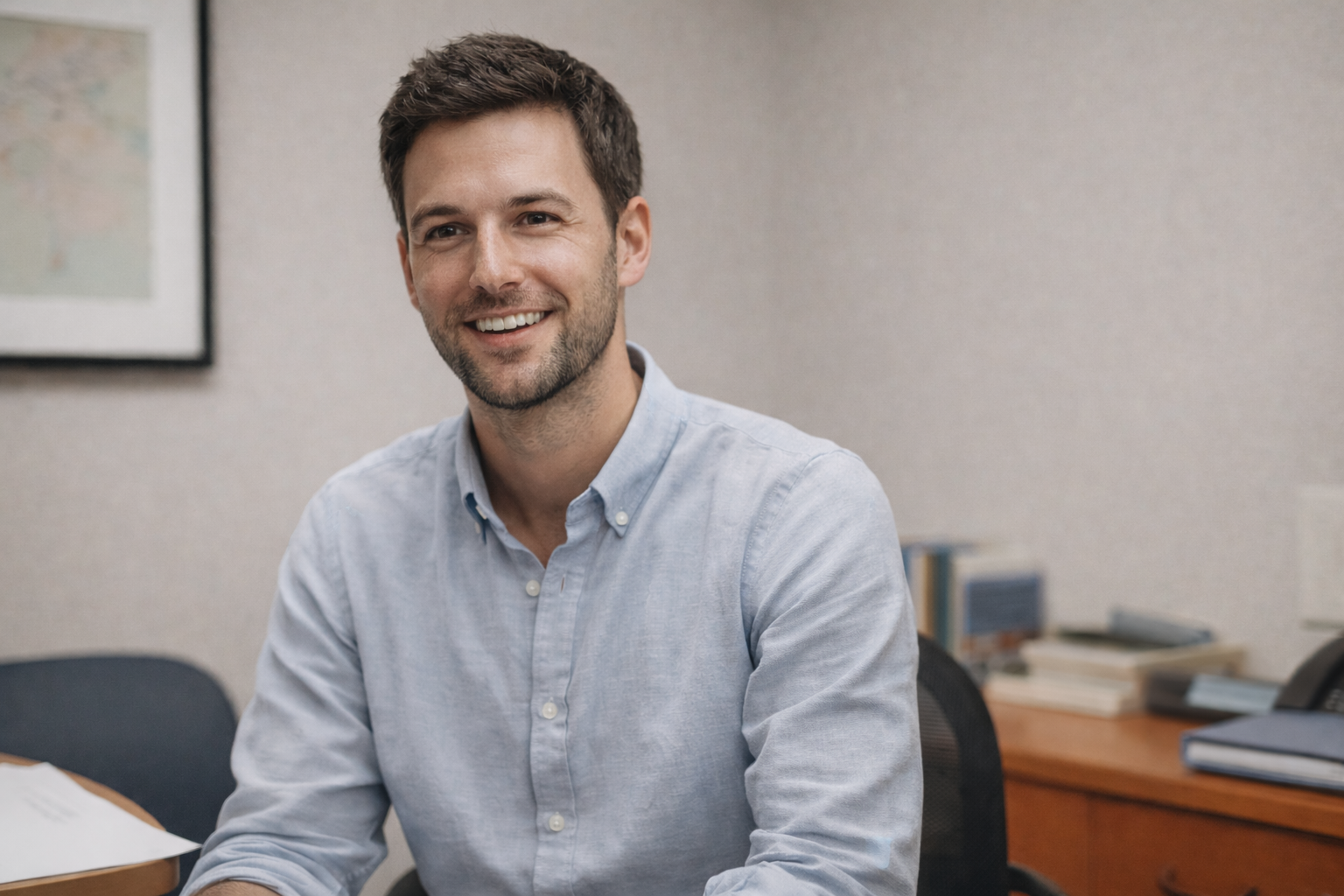 hombre en una sala de psicología hombre en una sala de psicología