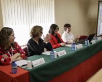 De izquierda a derecha, Carolina Fernández Castrillo, Margarita Garbisu, Concha Burgos y Sara Fuentes (Redacción: Luis M. Belda. Reportaje fotográfico: Ana Rodrigo) 